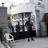 Egyptian police were searching the Cairo offices of American and Egyptian rights group following orders by the prosecution service which is investigating how the rights groups are financed.